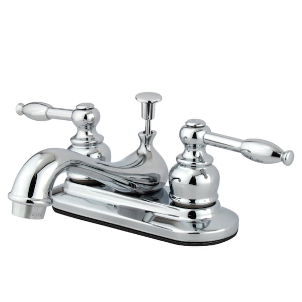 4" Centerset Bathroom Faucet, Chrome